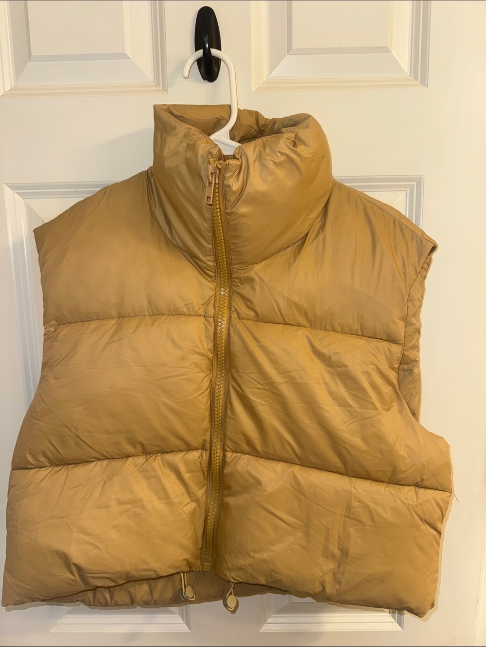 Women's Puffer Vest - Camel